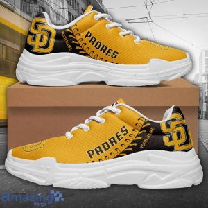 Custom Name San Diego Padres Personalized Chunky Sneaker For Men And Women Gift image Custom Name San Diego Padres Personalized Chunky Sneaker For Men And Women Gift Product Photo 3