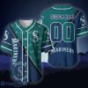 Custom Name Seattle Mariners Personalized Number Baseball Jersey Shirt