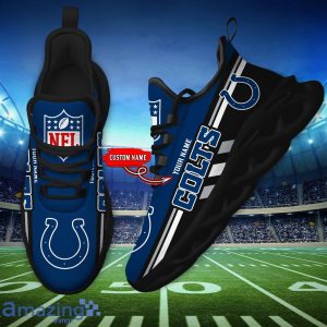 Custom Name Sneakers Indianapolis Colts49ers Max Soul Shoes Special Running Shoes For Fans Product Photo 4