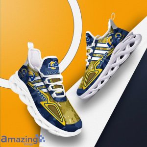 Custom Name Sneakers Los Angeles Rams CAMO Max Soul Shoes Best Gift For Fans image Custom Name Sneakers Los Angeles Rams CAMO Max Soul Shoes Best Gift For Fans Product Photo 3