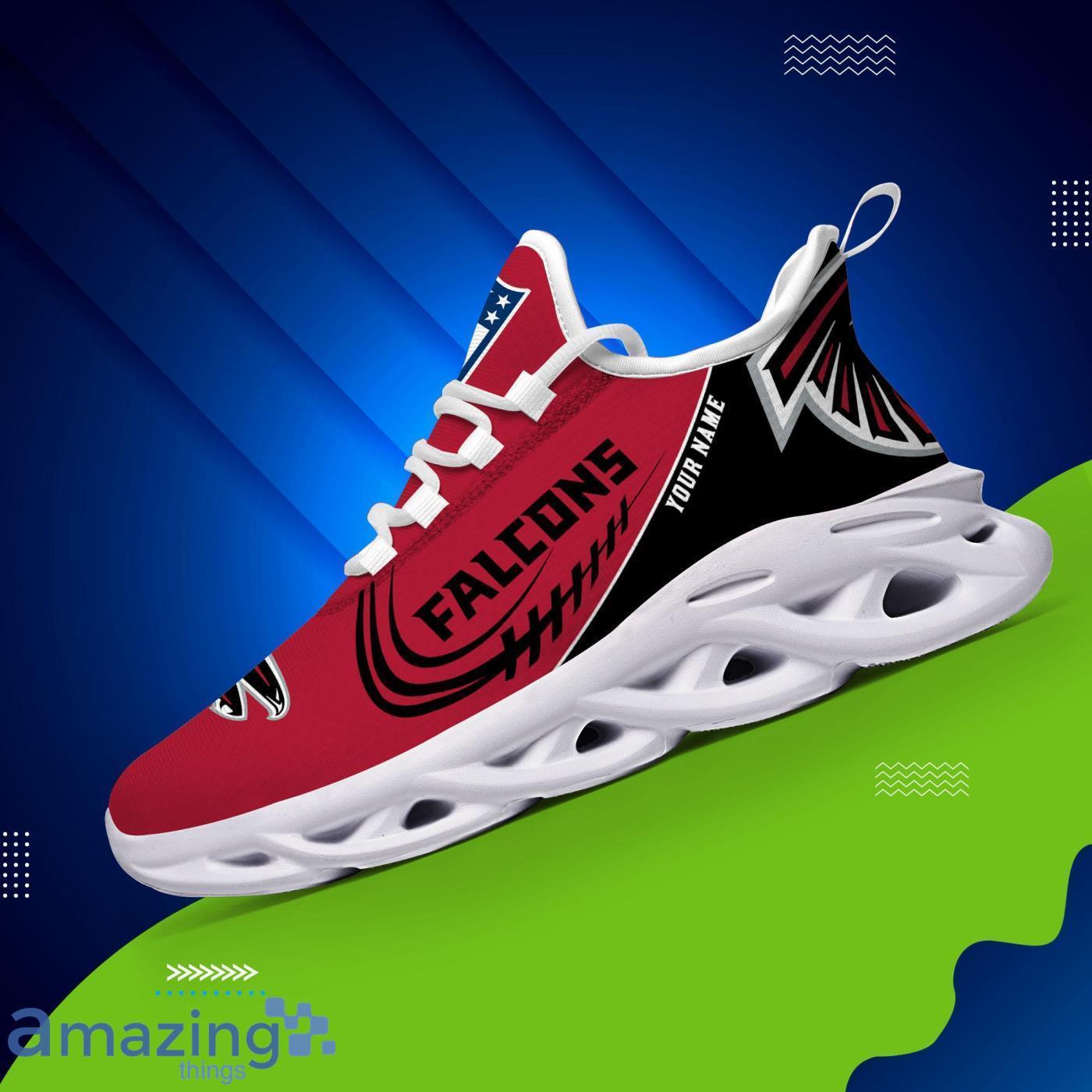 Custom Name Special Sneakers Atlanta Falcons Max Soul Sneakers Personalized Gift image Custom Name Special Sneakers Atlanta Falcons Max Soul Sneakers Personalized Gift Product Photo 3