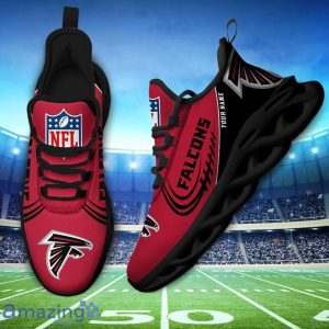 Custom Name Special Sneakers Atlanta Falcons Max Soul Sneakers Personalized Gift image Custom Name Special Sneakers Atlanta Falcons Max Soul Sneakers Personalized Gift Product Photo 5