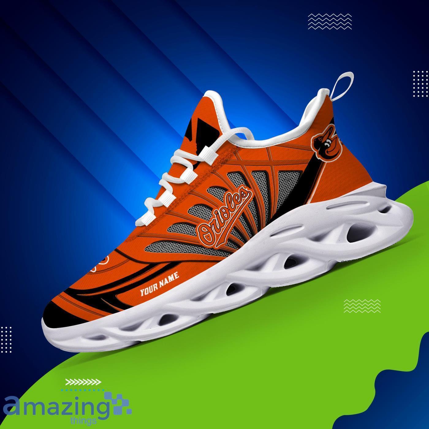 Custom Name Special Sneakers Baltimore Orioles Personalized Running Shoes Max Soul Sneakers image Custom Name Special Sneakers Baltimore Orioles Personalized Running Shoes Max Soul Sneakers Product Photo 4