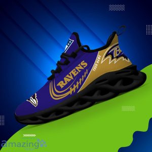 Custom Name Special Sneakers Baltimore Ravens Max Soul Sneakers Personalized Gift Product Photo 2