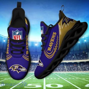 Custom Name Special Sneakers Baltimore Ravens Max Soul Sneakers Personalized Gift Product Photo 4