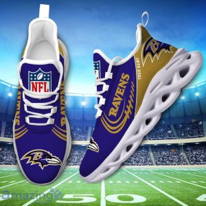 Custom Name Special Sneakers Baltimore Ravens Max Soul Sneakers Personalized Gift Product Photo 5