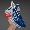 Custom Name Special Sneakers Indianapolis Colts Max Soul Sneakers Personalized Gift