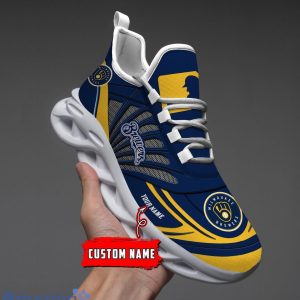 Custom Name Special Sneakers Milwaukee Brewers Personalized Running Shoes Max Soul Sneakers Product Photo 1