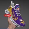 Custom Name Special Sneakers Minnesota Vikings Max Soul Sneakers Personalized Gift