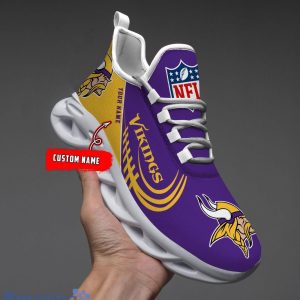 Custom Name Special Sneakers Minnesota Vikings Max Soul Sneakers Personalized Gift Product Photo 1