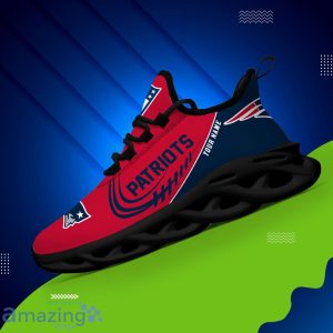 Custom Name Special Sneakers New England Patriots Max Soul Sneakers Personalized Gift Product Photo 2