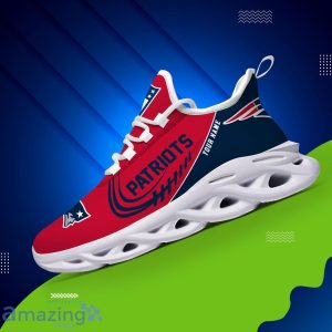 Custom Name Special Sneakers New England Patriots Max Soul Sneakers Personalized Gift Product Photo 3