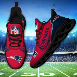 Custom Name Special Sneakers New England Patriots Max Soul Sneakers Personalized Gift Product Photo 4