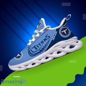 Custom Name Special Sneakers Tennessee Titans Max Soul Sneakers Personalized Gift image Custom Name Special Sneakers Tennessee Titans Max Soul Sneakers Personalized Gift Product Photo 3