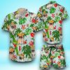 Cute Pug Shirts Cool Pug Wearing Mexican Hat Tropical Hawaiian Shirt & Short For Men And Women
