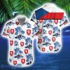 Czech Republic National Football Team Tropical Easy-Breezy Hawaiian Shirt Gift For Men And Women