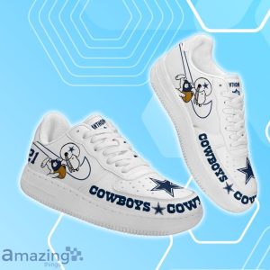 Dallas Cowboys Air Force Shoes Snoopy Custom Number & Name Product Photo 2