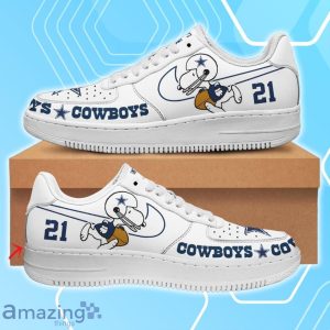 Dallas Cowboys Air Force Shoes Snoopy Custom Number & Name Product Photo 1