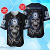 Dallas Cowboys Baseball Jersey Skull 3D Custom Number & Name