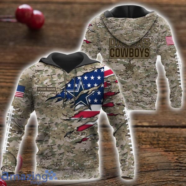 Cowboys veterans hot sale day hoodie