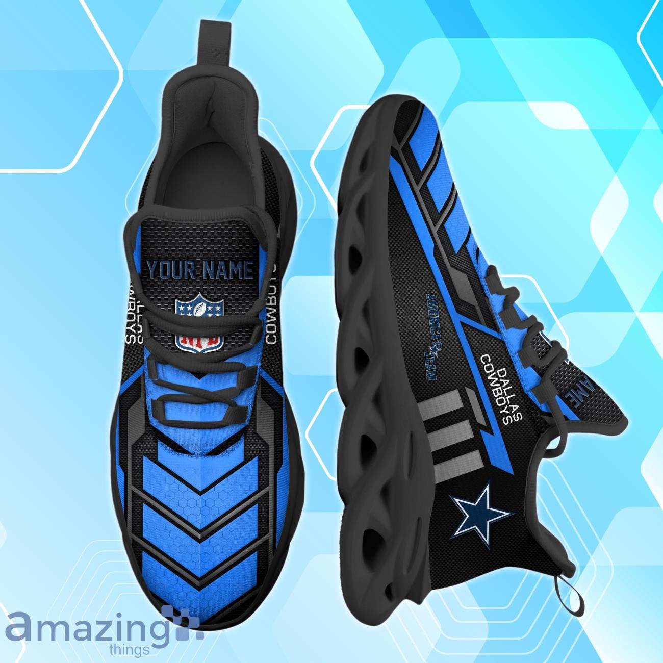 Dallas Cowboys Custom Name Max Soul Shoes For Men Women Fan's image Dallas Cowboys Custom Name Max Soul Shoes For Men Women Fan's