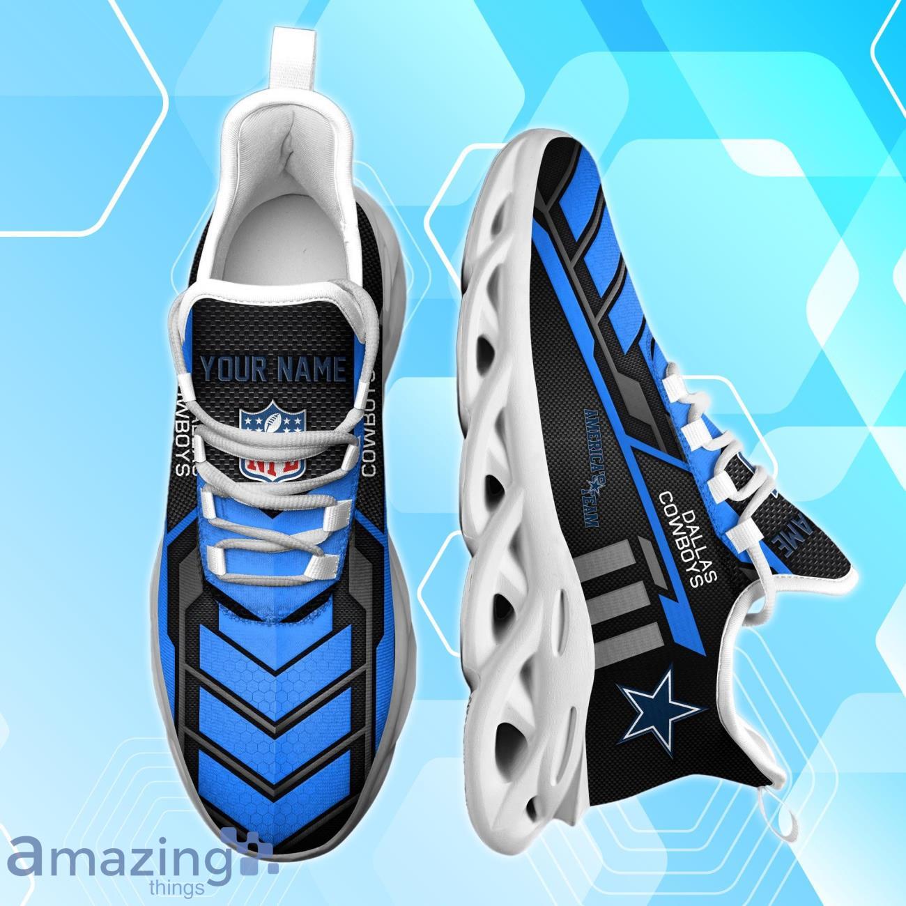 Dallas Cowboys Custom Name Max Soul Shoes For Men Women Fan's image Dallas Cowboys Custom Name Max Soul Shoes For Men Women Fan's Product Photo 3