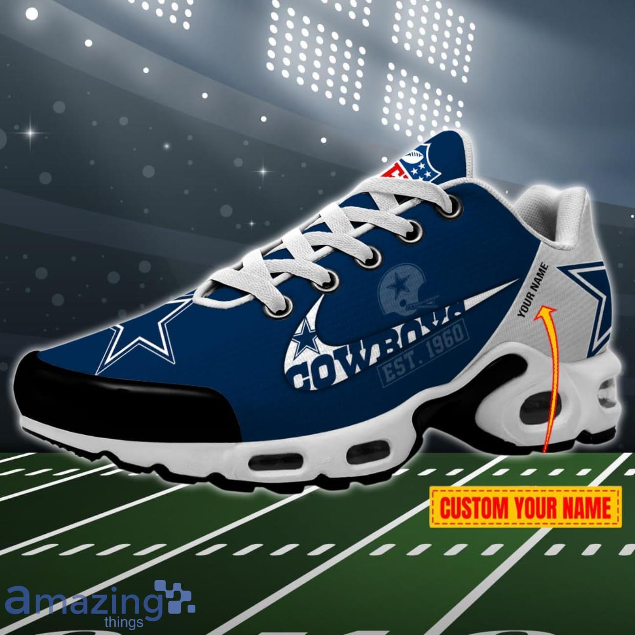 Dallas Cowboys NFL Custom Name Premium TN Sport Air Cushion Shoes image Dallas Cowboys NFL Custom Name Premium TN Sport Air Cushion Shoes Product Photo 1