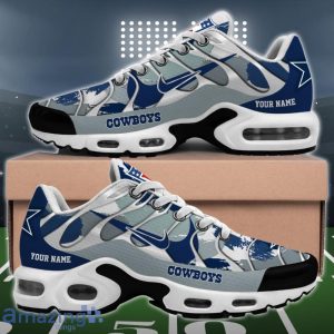Dallas Cowboys NFL Double Swoosh Custom Name Air Cushion Shoes Product Photo 2