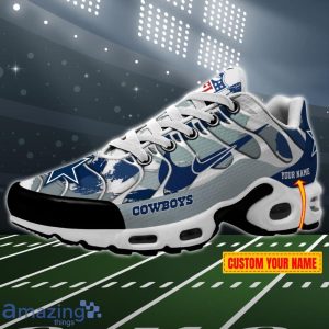 Dallas Cowboys NFL Double Swoosh Custom Name Air Cushion Shoes Product Photo 1