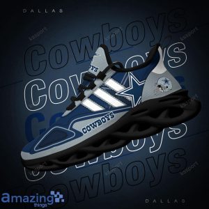 Dallas Cowboys NFL Team Special Max Soul Striped Trend Sneakers Product Photo 2