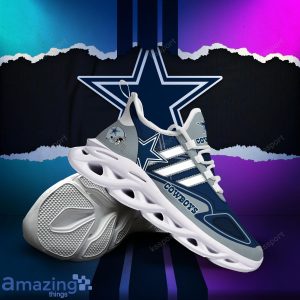 Dallas Cowboys NFL Team Special Max Soul Striped Trend Sneakers Product Photo 3