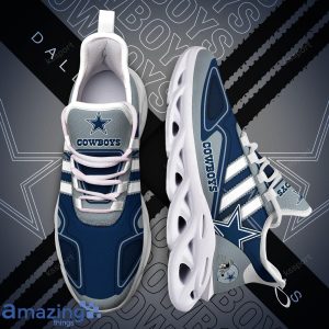Dallas Cowboys NFL Team Special Max Soul Striped Trend Sneakers Product Photo 1