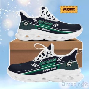 Dallas Stars 3D Design Max Soul Shoes Custom Name For Real Fans Product Photo 2