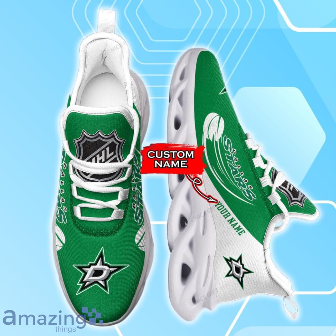 Dallas Stars Custom Name Max Soul Shoes New Sneakers For Fans image Dallas Stars Custom Name Max Soul Shoes New Sneakers For Fans Product Photo 3