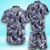 Darth Vader With Lightsaber Star Wars Floral Hawaiian Shirt & Short For Men And Women