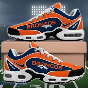 Denver Broncos NFL 3D Effect Swoosh Custom Name Air Cushion Sport Shoes Product Photo 2