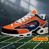 Denver Broncos NFL 3D Effect Swoosh Custom Name Air Cushion Sport Shoes
