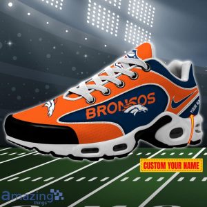 Denver Broncos NFL 3D Effect Swoosh Custom Name Air Cushion Sport Shoes Product Photo 1