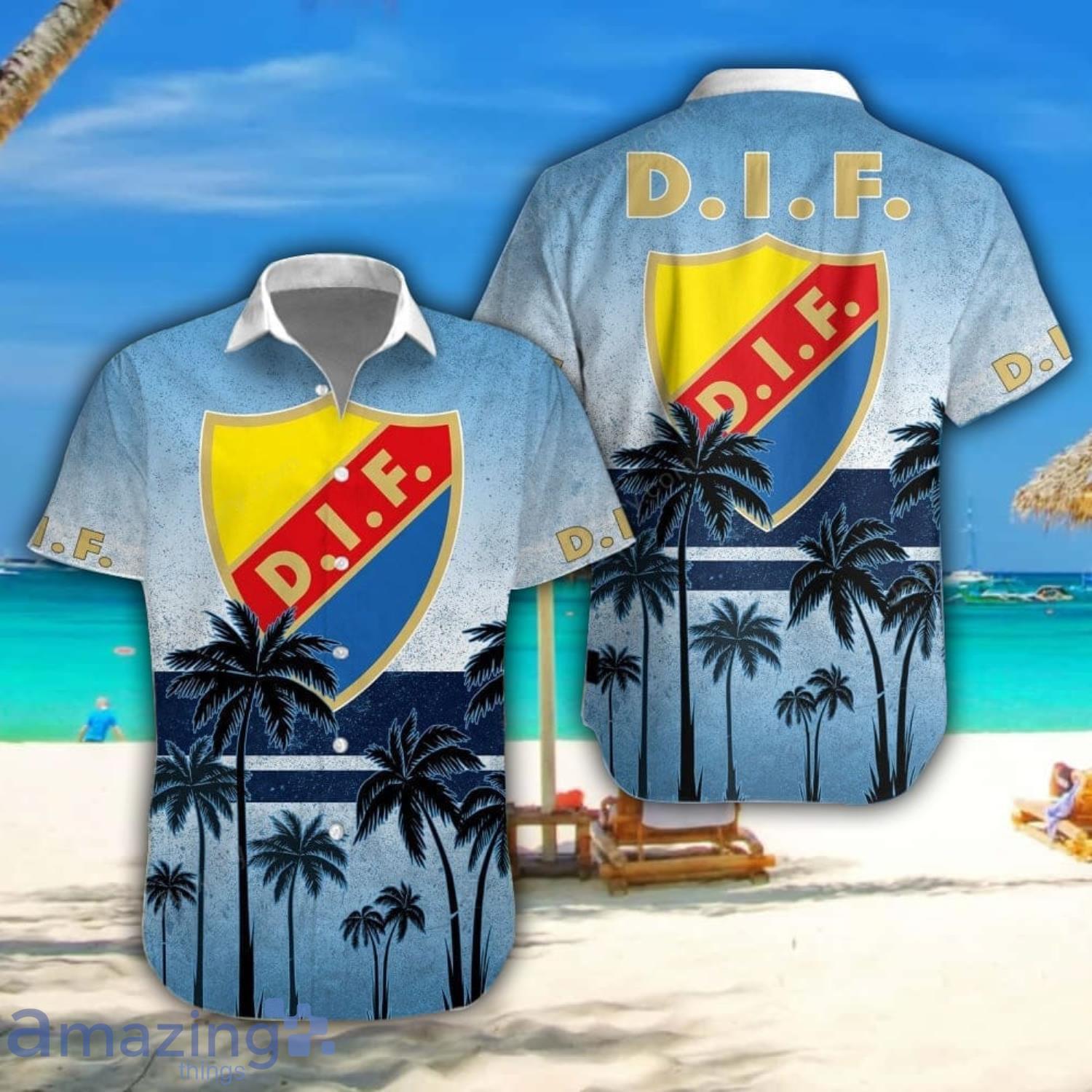 Djurgårdens IF Fotbollsförening Hawaiian Shirt Summer Gift For Men And Women image Djurgårdens IF Fotbollsförening Hawaiian Shirt Summer Gift For Men And Women Product Photo 1