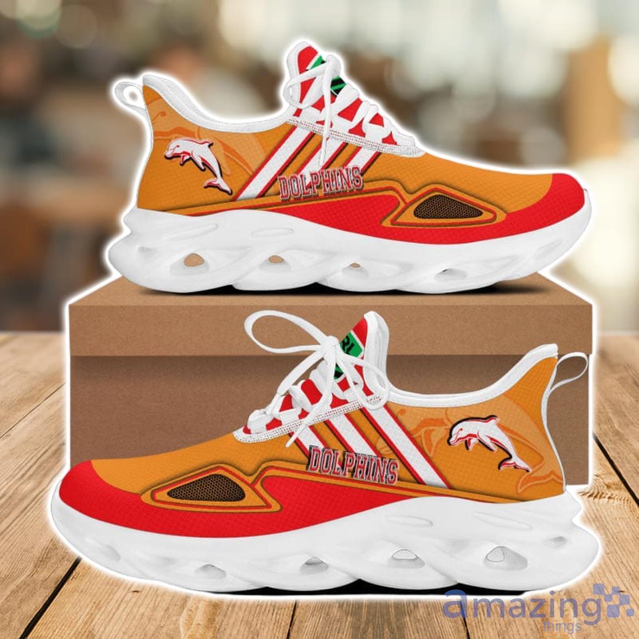 Dolphins NRL Max Soul Shoes Sneaker For Men Women image Dolphins NRL Max Soul Shoes Sneaker For Men Women Product Photo 1