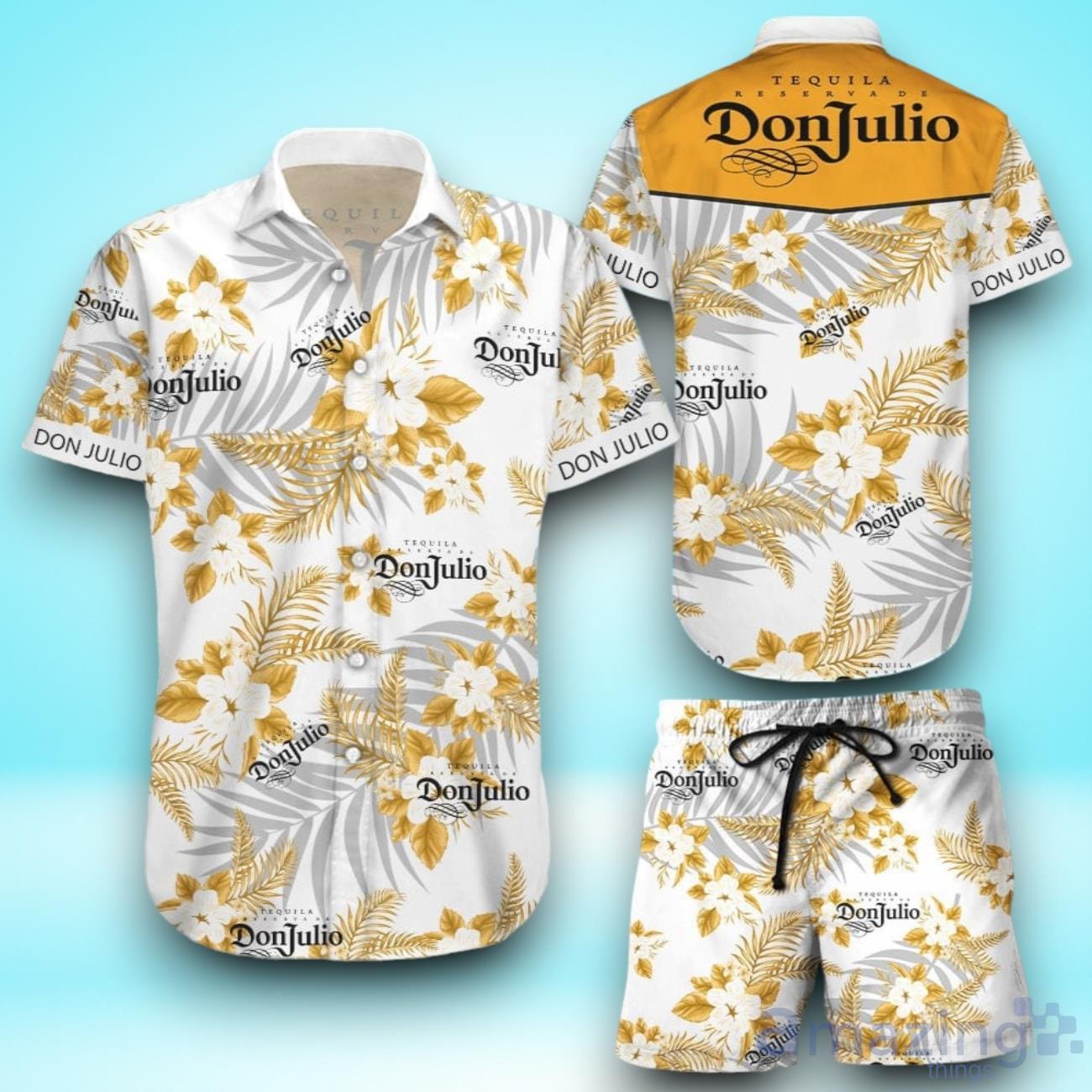 Don Julio Tequila Hawaiian Shirt & Short For Men And Women image Don Julio Tequila Hawaiian Shirt & Short For Men And Women Product Photo 1