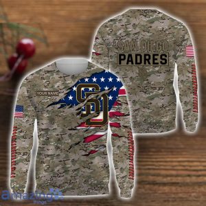 San Diego Padres Custom Name Camo Pattern T Shirt Hoodie Sweatshirt Zipper Hoodie Father's Day GiftPattern Father's Day Gift image San Diego Padres Custom Name Camo Pattern T-Shirt Hoodie Sweatshirt Zipper Hoodie Father's Day GiftPattern Father's Day Gift Product Photo 2