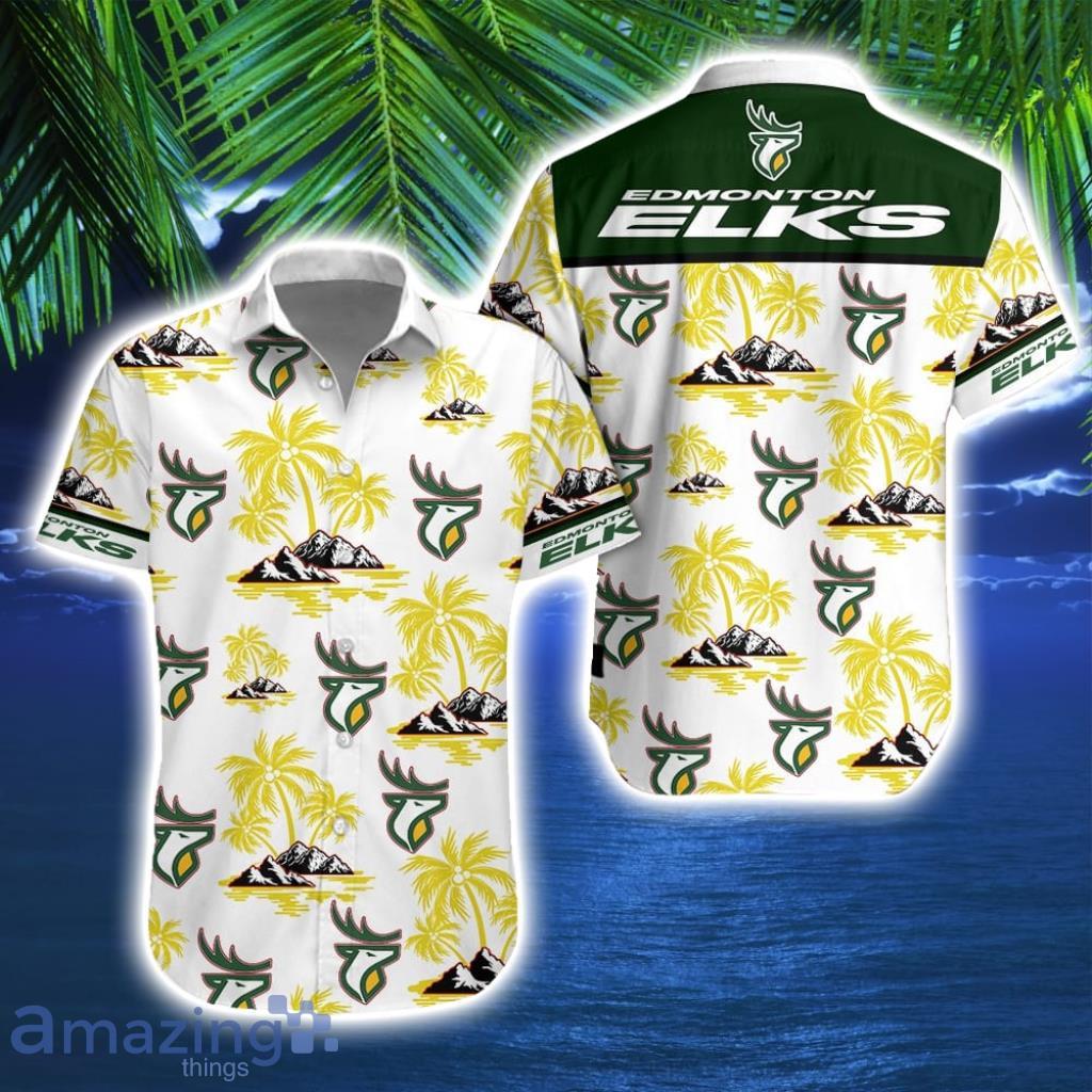 Edmonton Eskimos Breezy Hawaiian Shirt Gift For Men And Women image Edmonton Eskimos Breezy Hawaiian Shirt Gift For Men And Women Product Photo 1