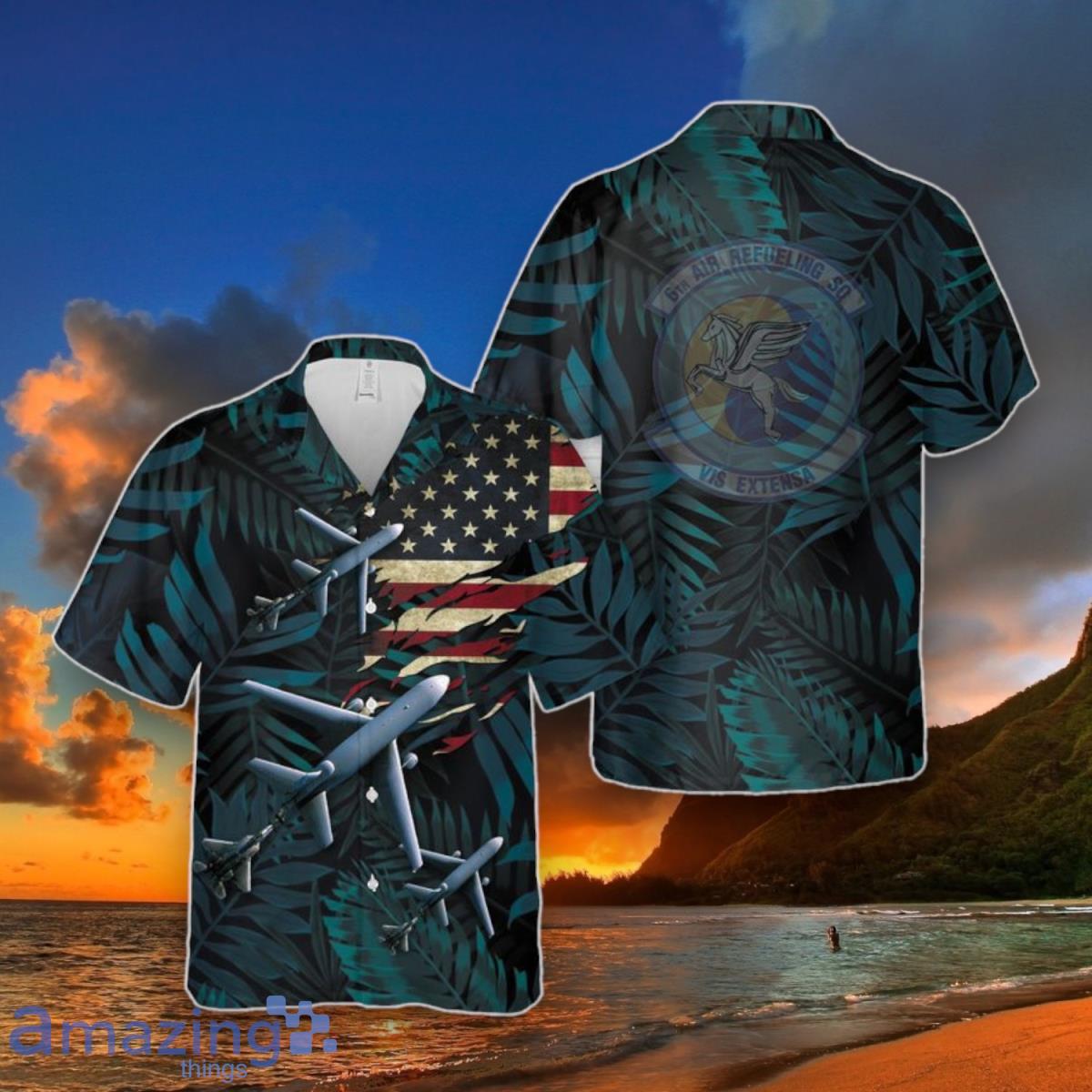 Extender 6th Air Refueling Squadron Hawaiian Shirt Special Gift For Men And Women image Extender 6th Air Refueling Squadron Hawaiian Shirt Special Gift For Men And Women Product Photo 1