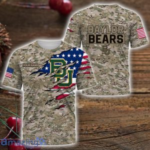 Baylor Bears Custom Name Camo Pattern T Shirt Hoodie Sweatshirt Zipper Hoodie Father's Day Gift image Baylor Bears Custom Name Camo Pattern T-Shirt Hoodie Sweatshirt Zipper Hoodie Father's Day Gift Product Photo 3