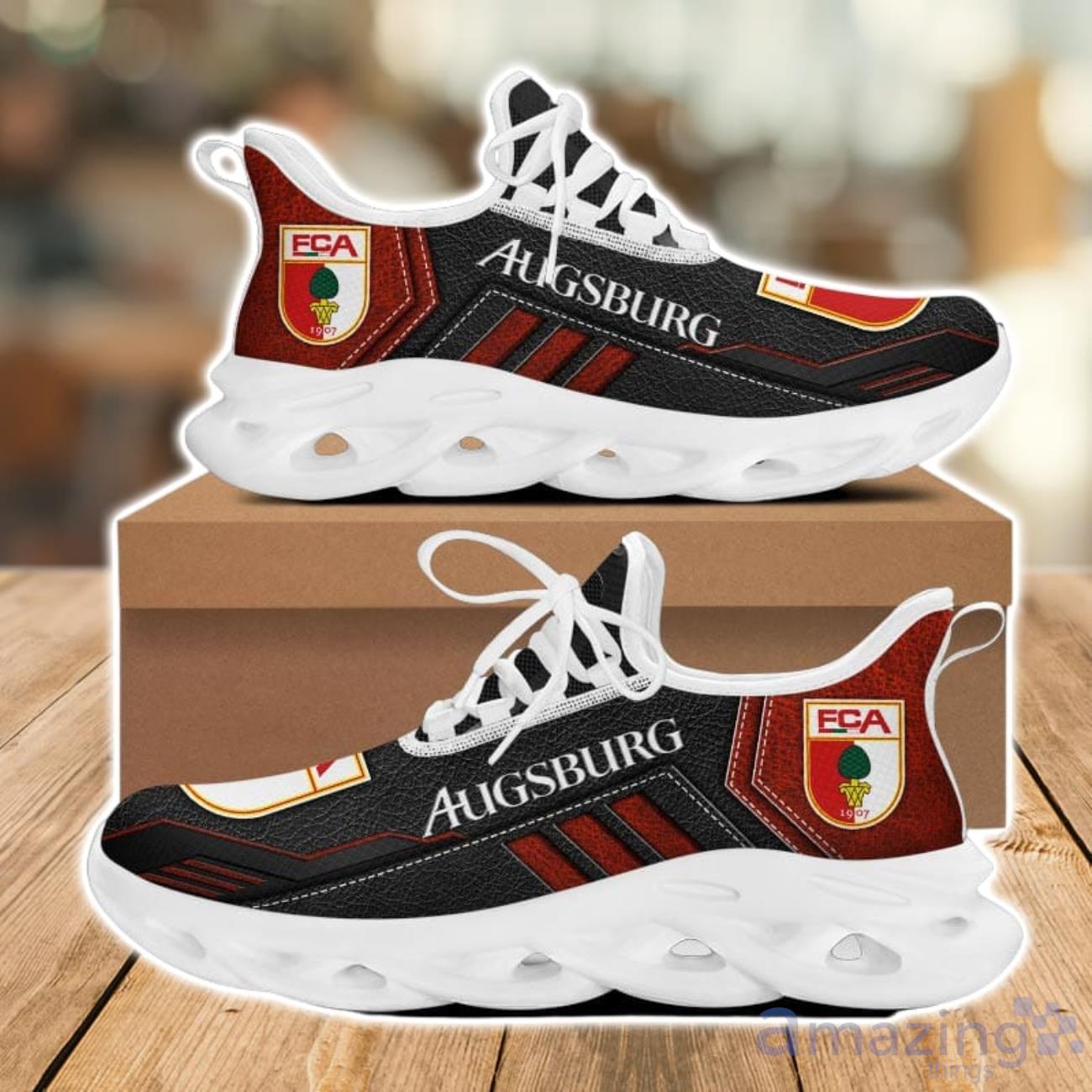 FC Augsburg New Style Max Soul Shoes For Men Women image FC Augsburg New Style Max Soul Shoes For Men Women Product Photo 1