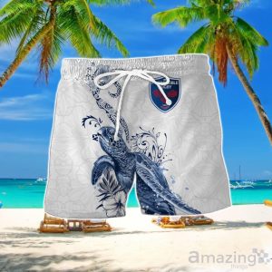 FC Grenoble Rugby Hawaiian Shirt And Short New Design For Fans Product Photo 2