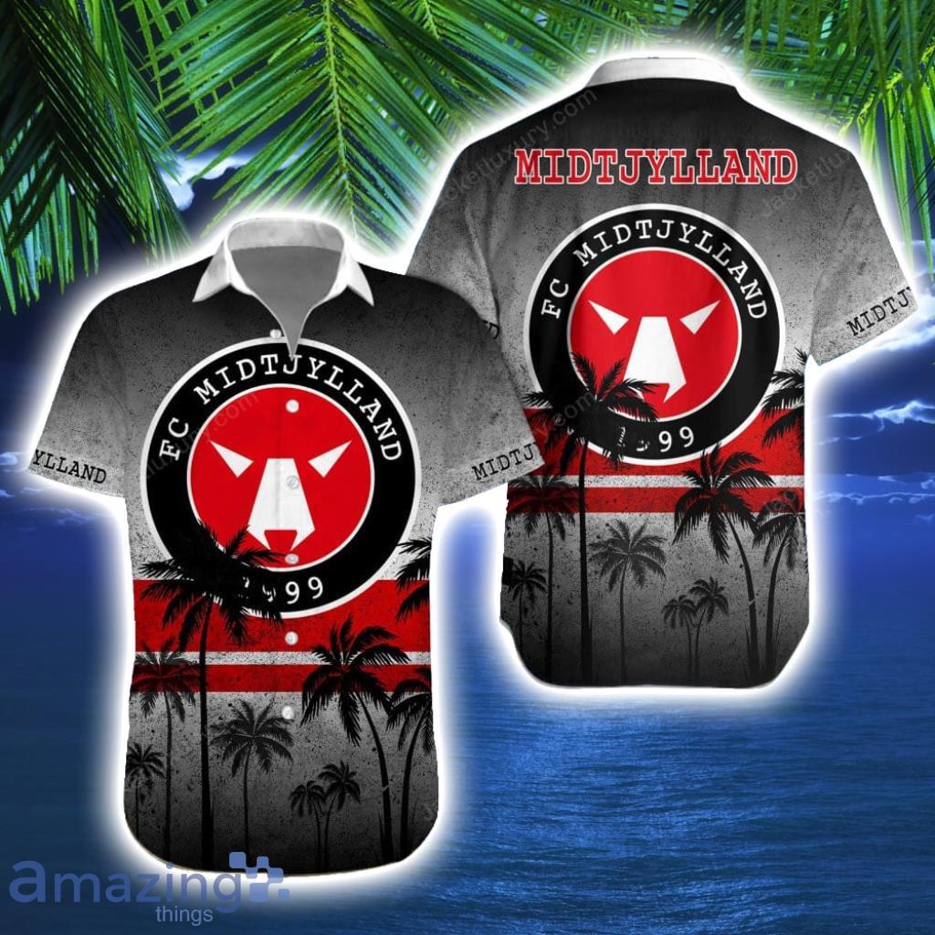 Fc Midtjylland Tropical Easy Breezy Hawaiian Shirt Gift For Men And Women image Fc Midtjylland Tropical Easy-Breezy Hawaiian Shirt Gift For Men And Women Product Photo 1