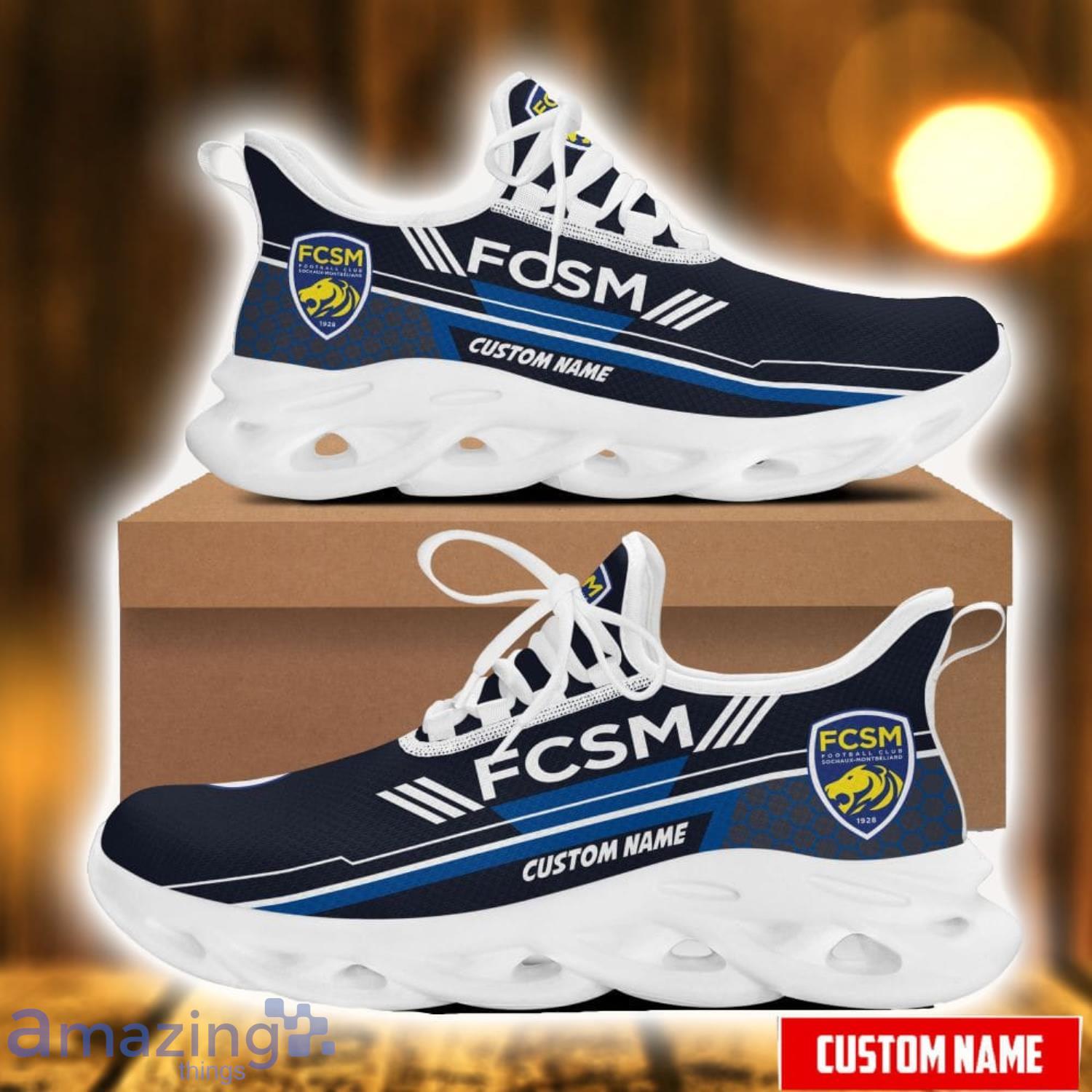 FC Sochaux Montbeliard Max Soul Shoes Sport Running Sneakers Custom Name For Fans image FC Sochaux-Montbeliard Max Soul Shoes Sport Running Sneakers Custom Name For Fans Product Photo 2