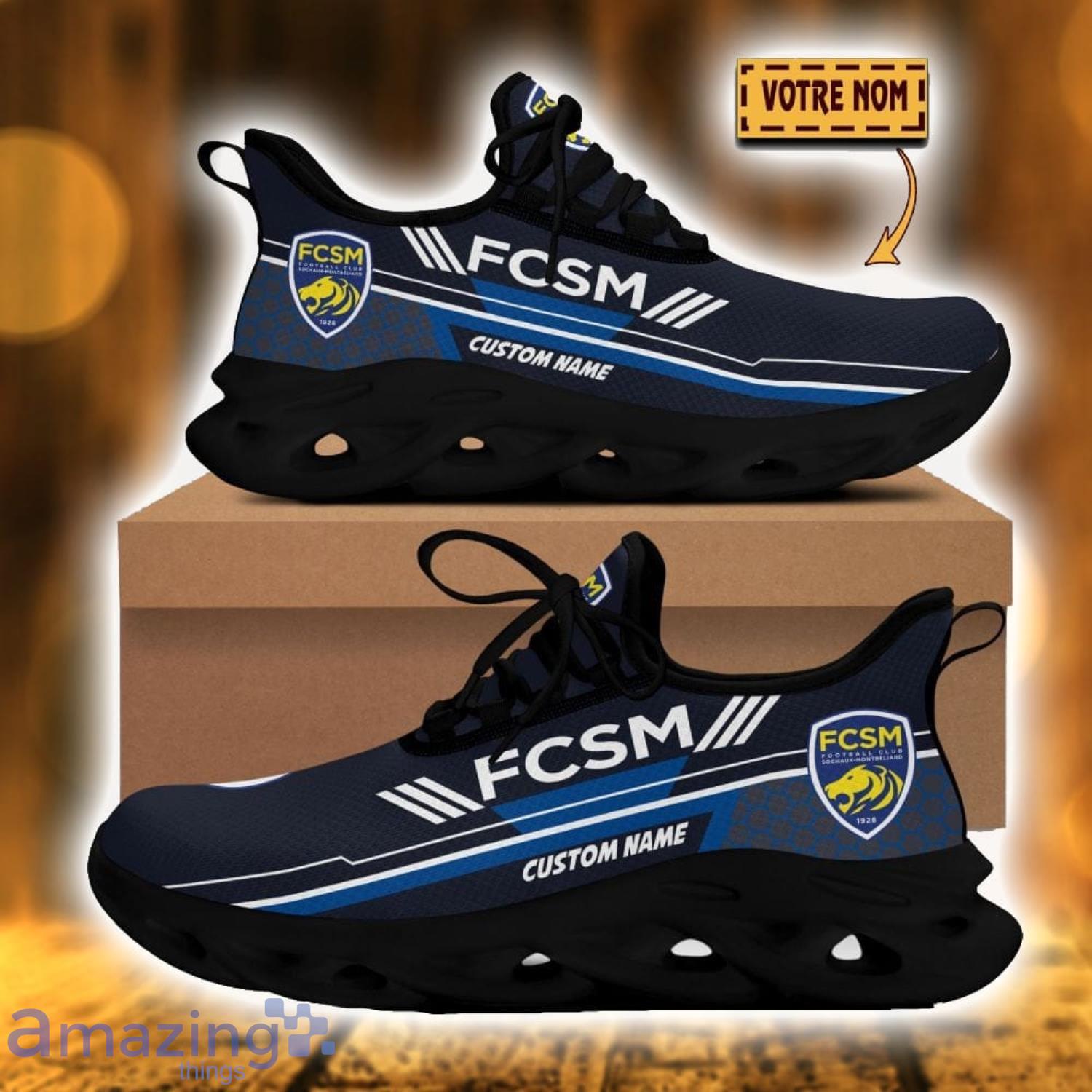 FC Sochaux Montbeliard Max Soul Shoes Sport Running Sneakers Custom Name For Fans image FC Sochaux-Montbeliard Max Soul Shoes Sport Running Sneakers Custom Name For Fans Product Photo 1